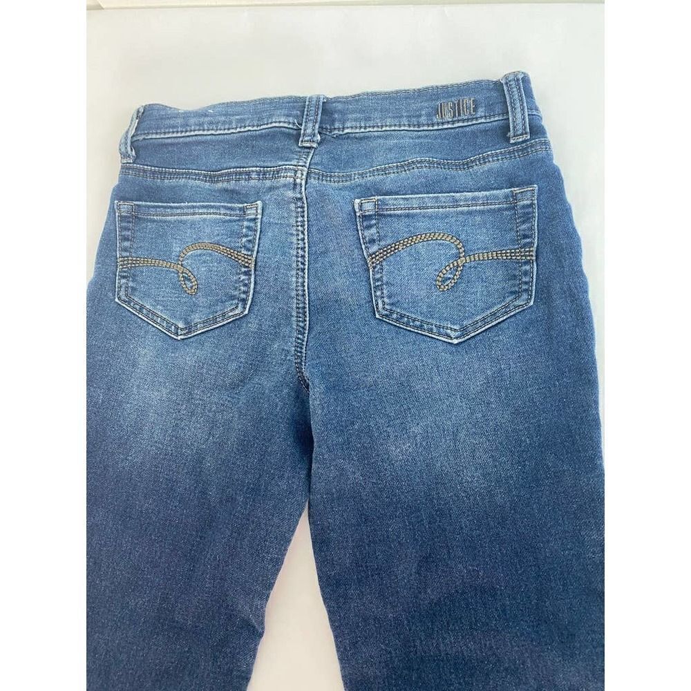 Justice Mid Rise Jegging Jeans Blue - Girls Size 12 - Picture 9 of 9